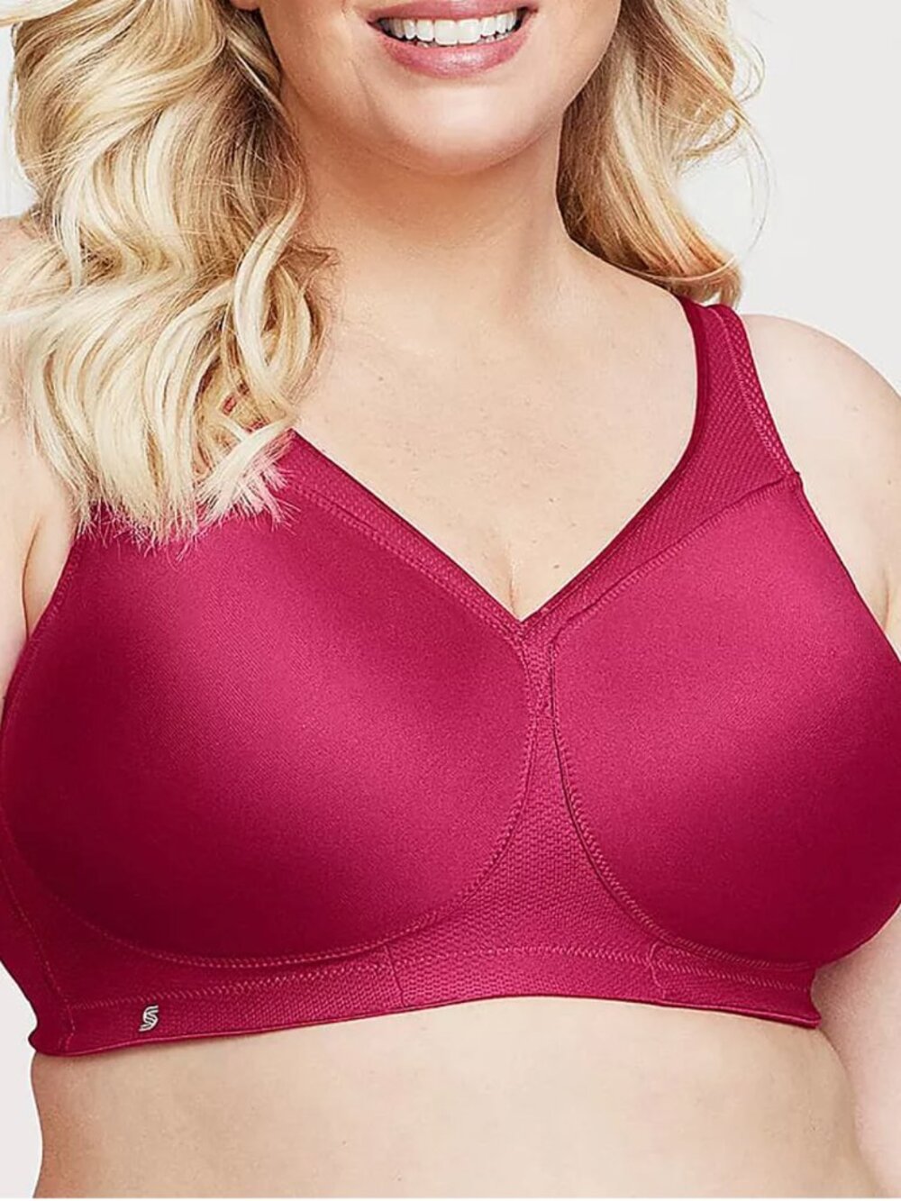 Glamorise Sport Women's Bralette Red Size 38D 12708